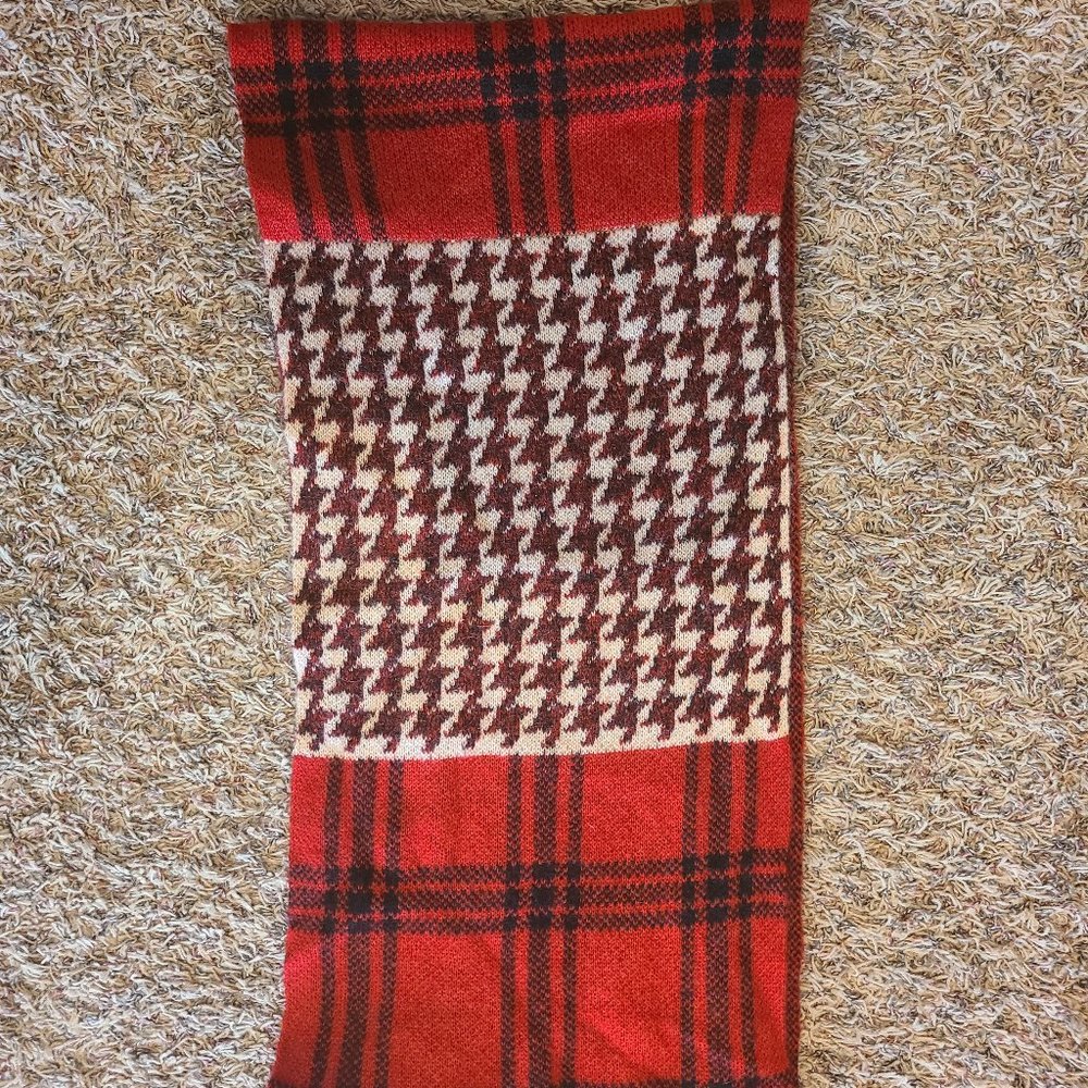 Woolrich Plaid Cowl Scarf